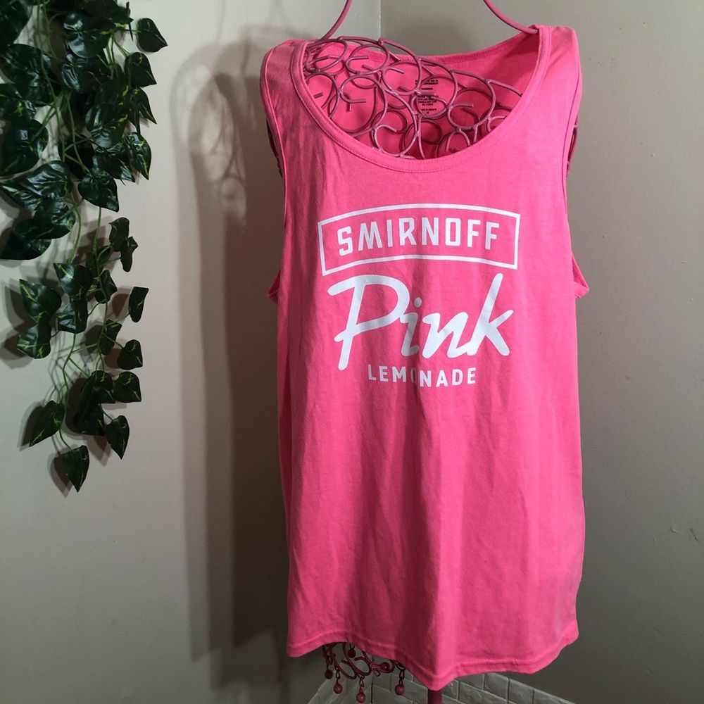 Smirnoff pink lemonade muscle tee💗